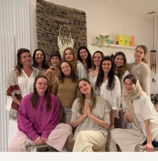 A graduating group of the Energy Medicine Practitioner training at Energy Studio Vienna